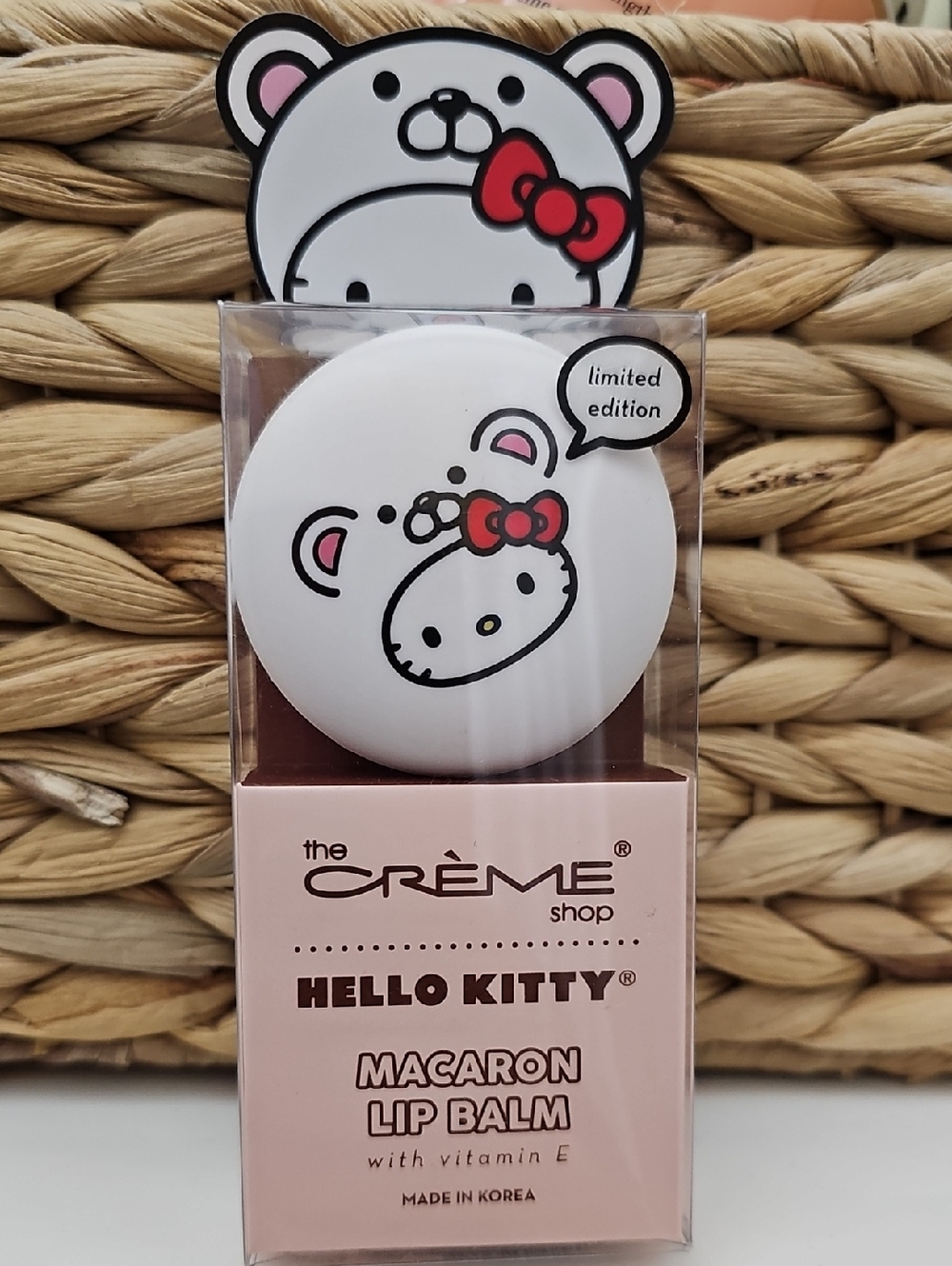 The Crème Shop Hello Kitty Macaron Lip Balm